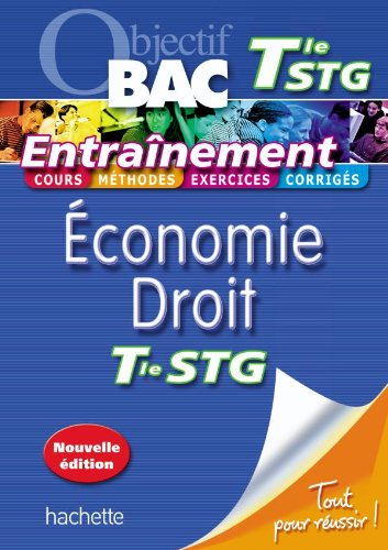 Economie droit, terminale STG