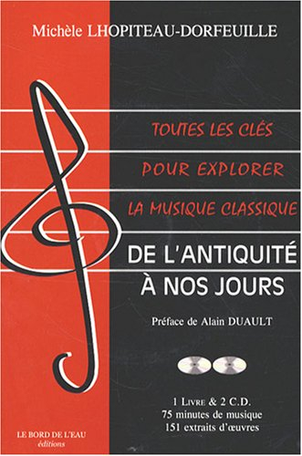 Toutes les clés pour explorer la musique classique. Vol. 1. De l'Antiquité à nos jours