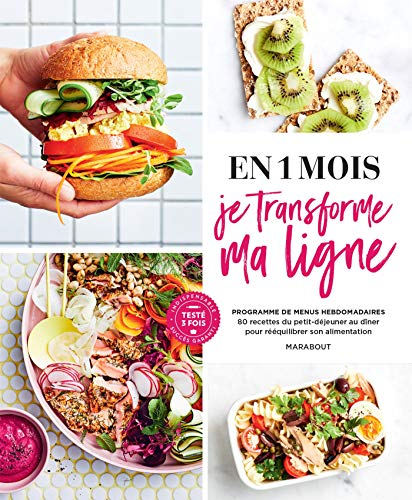 En 1 mois je transforme ma ligne : programme de menus hebdomadaires : 80 recettes du petit-déjeuner 