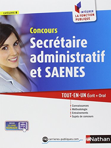 Concours secrétaire administratif et SAENES : catégorie B