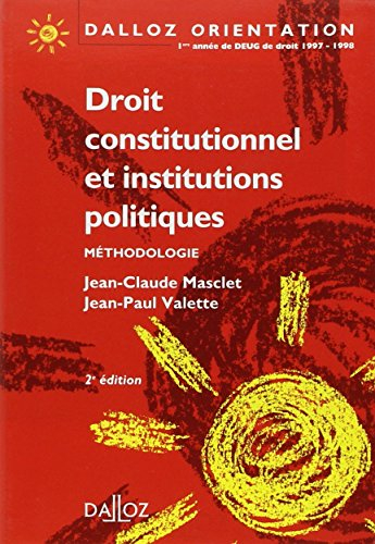 Droit constitutionnel et institutions publiques