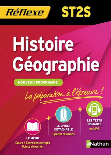 Histoire géographie ST2S : nouveau programme