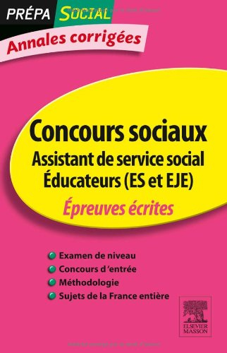 Concours sociaux assistant de service social, éducateurs ES et EJE : épreuves écrites