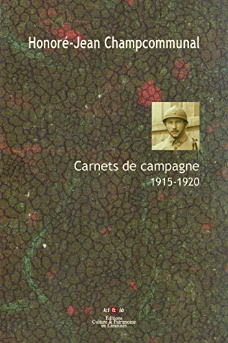 Carnets de campagne : 1915-1920
