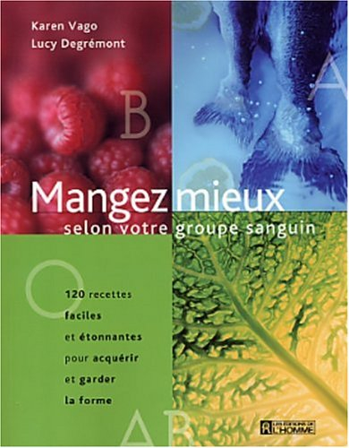 mangez mieux selon votre groupe sanguin