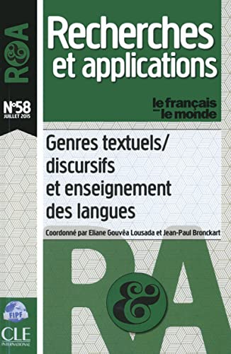 Français dans le monde, recherches et applications (Le), n° 58. Genres textuels, discursifs et ensei