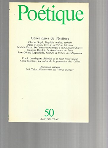 poétique, numéro 50