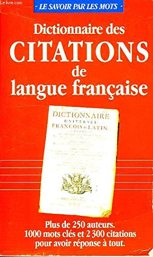 dictionnaire des citations