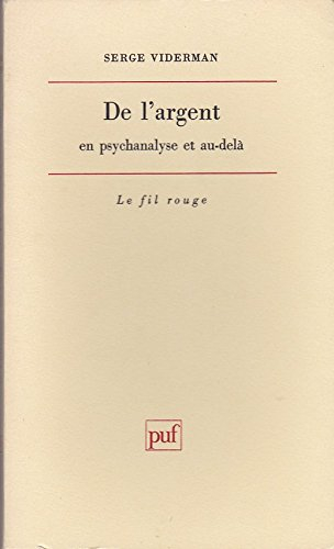 de l'argent en psychanalyse et au-delà