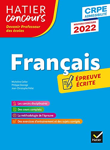 Français : épreuve écrite d'admissibilité : CRPE admissibilité, nouveau concours 2022