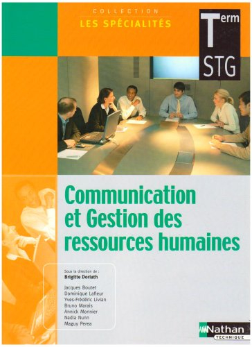 Communication et gestion des ressources humaines term STG