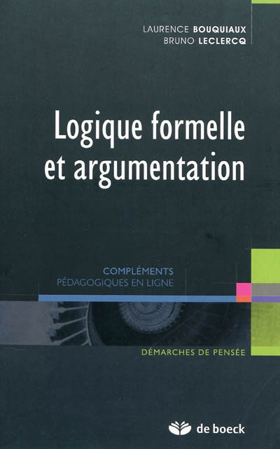 Logique formelle et argumentation