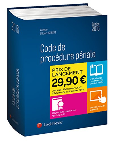 Code de procédure pénale 2016