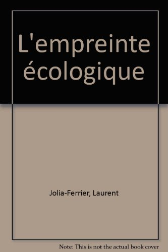 l'empreinte écologique