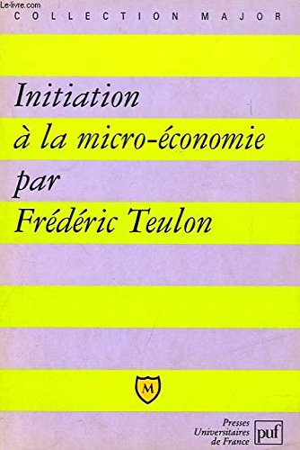 initiation à la micro-économie