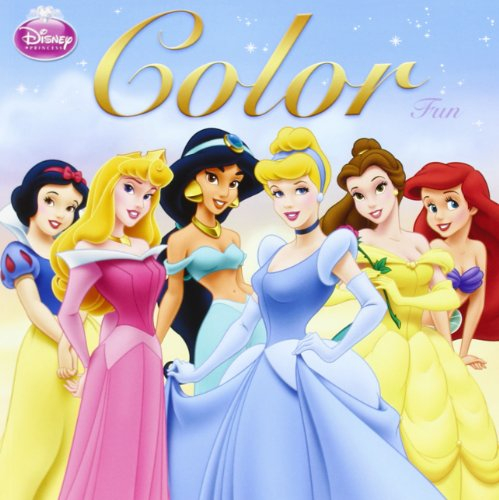 Disney princesses, color fun