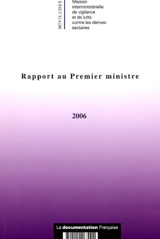 Rapport au Premier ministre 2006