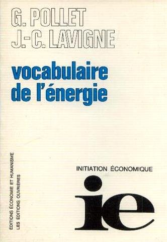 Vocabulaire de l'énergie