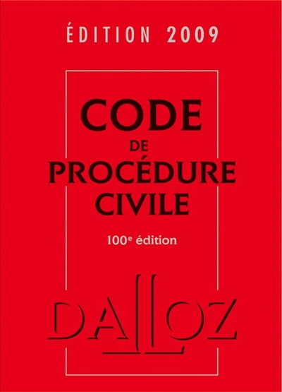 Code de procédure civile 2009