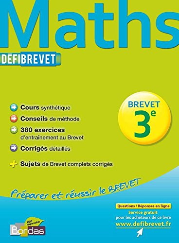 Maths 3e brevet