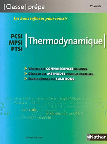 Thermodynamique : PCSI, MPSI, PTSI