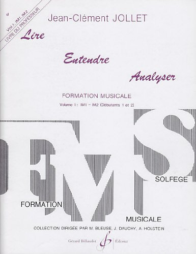 Lire entendre analyser volume 1 professeur