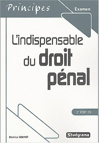 L'indispensable du droit pénal