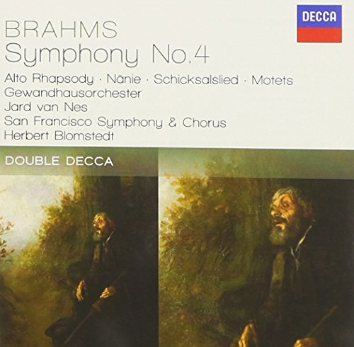 brahms : symphonie n, 4, rhapsodie pour alto (coffret 2 cd)