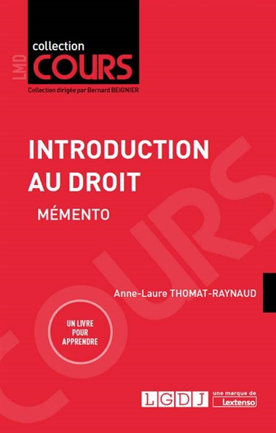 Mémento de l'introduction du droit