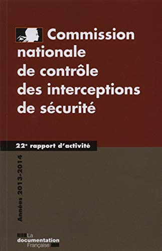 22e rapport d'activité : années 2013-2014