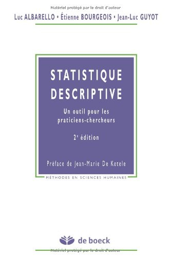 Statistique descriptive : un outil pour les praticiens-chercheurs