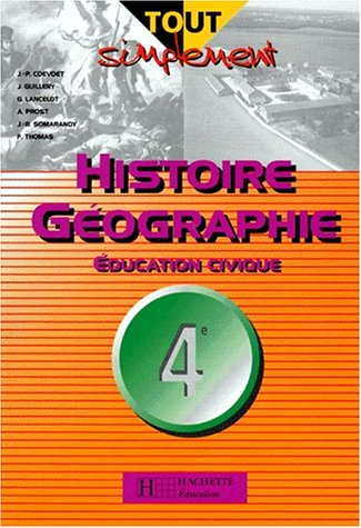 Histoire-géographie, éducation civique 4e