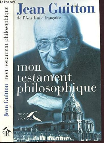 Mon testament philosophique