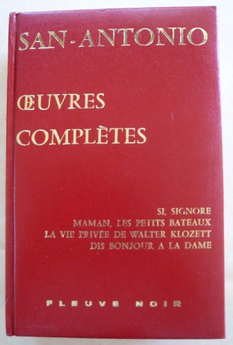 san antonio : oeuvres complètes, tome 18