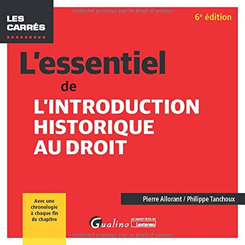 L'essentiel de l'introduction historique au droit