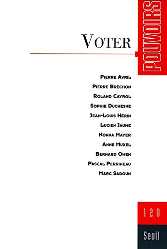 Pouvoirs, n° 120. Voter