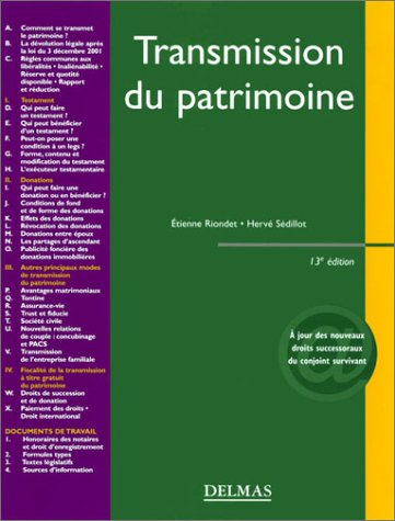 Transmission du patrimoine : testament, donation, autres mécanismes