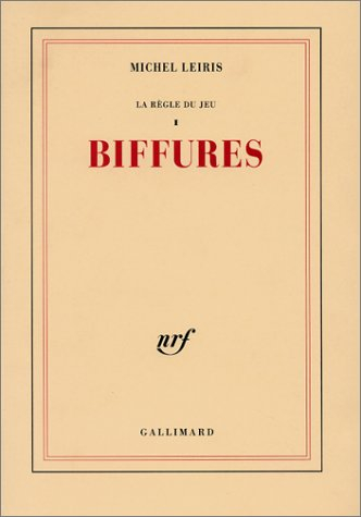 La Règle du jeu. Vol. 1. Biffures