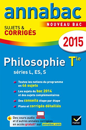 Philosophie terminale séries L, ES, S : nouveau bac 2015