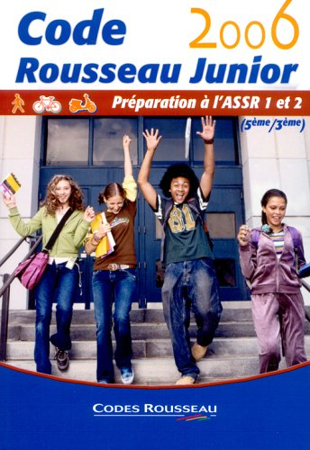 code rousseau junior : préparation à l'assr 1 et 2 (5e/3e)