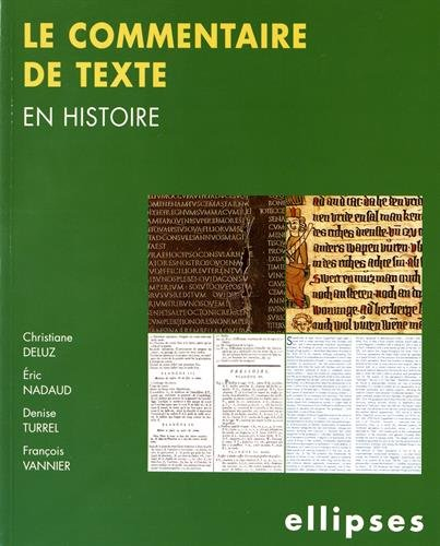 Le commentaire de texte en histoire