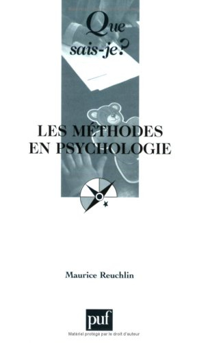 Les méthodes en psychologie