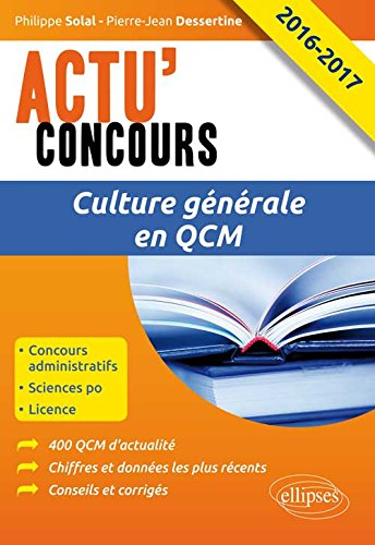 Culture générale en QCM 2016-2017