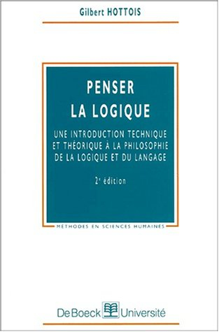 penser la logique intro techn., théorique a la philosophie