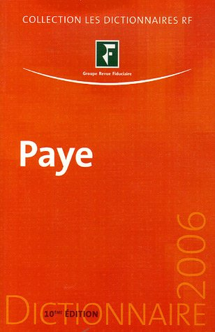 Dictionnaire paye 2006