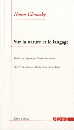 Sur la nature et le langage