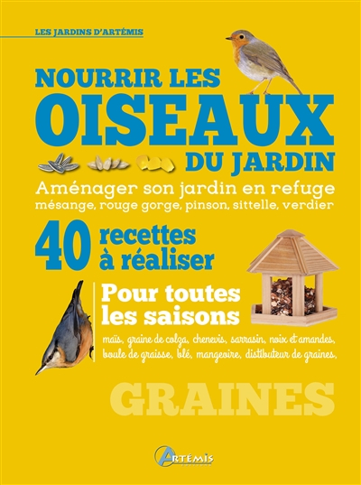 Nourrir les oiseaux du jardin : 40 recettes à réaliser pour toutes les saisons