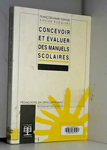 Concevoir et évaluer des manuels scolaires