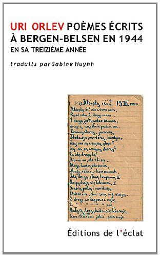Poèmes de Bergen-Belsen : 1944