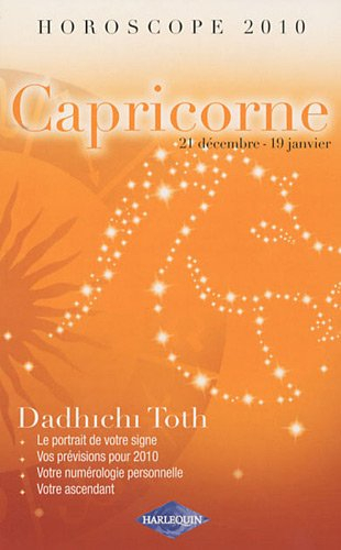 Capricorne, 21 décembre-19 janvier : horoscope 2010